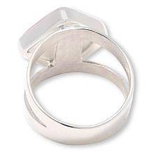 Jay King Gallery Collection Sterling Silver Peruvian Pink Opal Ring