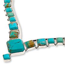 Jay King Gallery Collection Sterling Silver Tyrone Turquoise Necklace