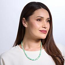 Jay King Green Opal Beaded Necklace