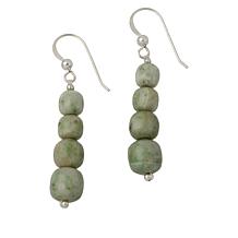 Jay King Hami Melon Zoisite Bead Drop Earrings