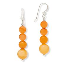 Jay King Honey Butterscotch Chalcedony Quartz  Necklace & Earrings Set