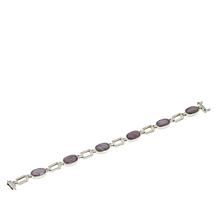 Jay King Kunzite and Cloudy Mountain Turquoise Link Bracelet