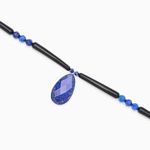 Jay King Lapis & Midnight Chalcedony SS Necklace