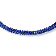 Jay King Lapis Woven Sterling Silver Necklace