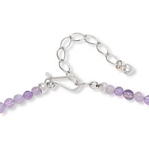 Jay King Lavender Amethyst Sterling Silver Necklace