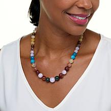 Jay King Multicolor Multigemstone Bead 18" Necklace