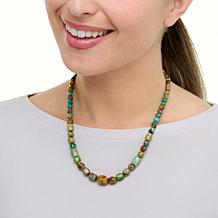 Jay King Multicolor Spruce Mountain Turquoise Bead 18" Necklace