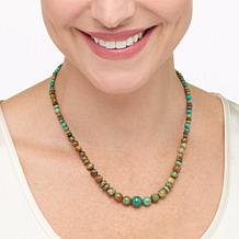 Jay King Multicolor Turquoise Bead Necklace and Earrings Set