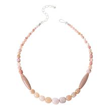 Jay King Peruvian Pink Opal Bead 18" Necklace