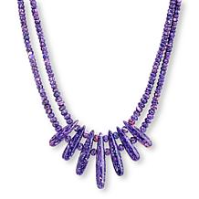 Jay King  Purple Spiny Oyster Shell 18" Necklace