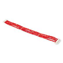 Jay King Red Sea Bamboo Coral Magnetic 7-1/4" Bracelet