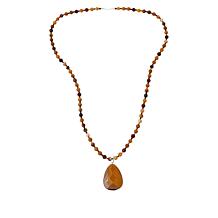 Jay King Reversible Mookaite Pendant with 36" Bead Necklace