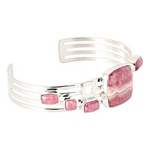 Jay King Rhodochrosite Cuff Sterling Silver