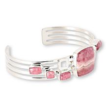 Jay King Rhodochrosite Cuff Sterling Silver