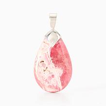 Jay King Rhodochrosite Sterling Silver Pendant
