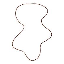 Jay King Sandstorm Calcite and Black Spinel Bead 60" Necklace