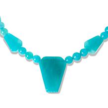 Jay King Sterling Silver Amazonite Necklace