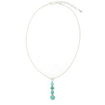 Jay King Sterling Silver Baja Turquoise Pendant with 18" Chain 