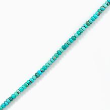 Jay King Sterling Silver Campitos Turquoise Beaded Necklace with Pe...