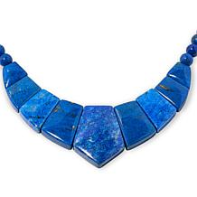 Jay King Sterling Silver Denim Lapis 18" Necklace