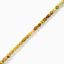 Jay King Sterling Silver Green Opal Necklace