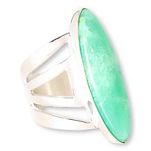 Jay King Sterling Silver Green Opal Ring