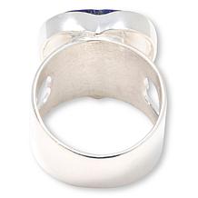 Jay King Sterling Silver Heart-Shaped Lapis Ring