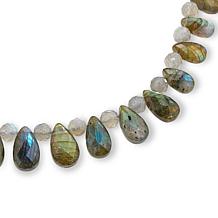 Jay King Sterling Silver Labradorite Beaded Necklace
