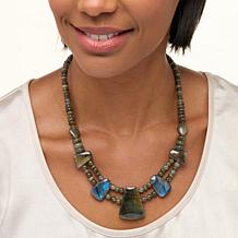 Jay King Sterling Silver Labradorite Necklace