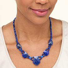 Jay King Sterling Silver Lapis 18" Necklace