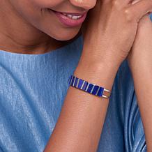 Jay King Sterling Silver Lapis Inlay Cuff Bracelet