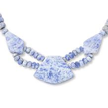 Jay King Sterling Silver Lavender Sodalite 18" Necklace