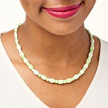 Jay King Sterling Silver Meadow Stone Bead Necklace