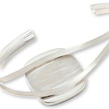 Jay King Sterling Silver Milpillas Azurite-Malachite Cuff Bracelet