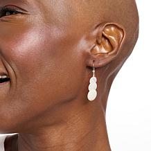 Jay King Sterling Silver Mother-of-Pearl Disc Drop Earrings