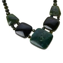 Jay King Sterling Silver Nephrite Jade Reversible Necklace