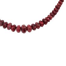 Jay King Sterling Silver Pink Thulite Graduated Bead Necklace