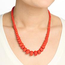 Jay King Sterling Silver Red Coral 3-Piece Pendant and Necklace Set