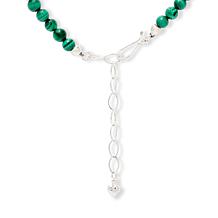Jay King Sterling Silver Reversible Malachite and Azurite Necklace