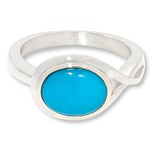 Jay King Sterling Silver Sleeping Beauty Turquoise Ring