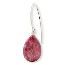 Jay King Thulite Sterling Silver Earrings