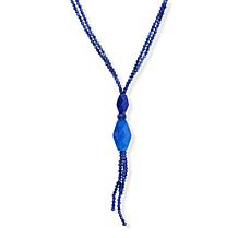 Jay King Turquoise and Lapis 2-Strand Reversible Beaded Necklace 