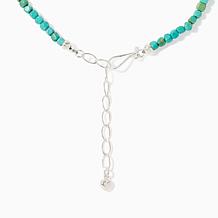 Jay King Turquoise Chilean Pendant Necklace, Sterling Silver