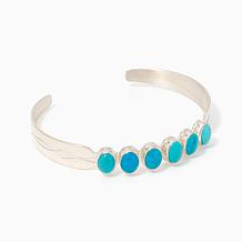 Jay King Turquoise Kingman Sterling Silver Cuff