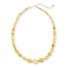 Jay King Yellow Opal Beaded 18" Necklace