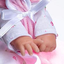 JC Toys La Baby Doll with White and Pink Onesie