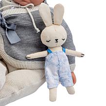 JC Toys La Baby Original 17" Soft Weighted Body Gray Set - Blue Eyes