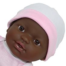 JC Toys La Newborn Nursery 12" African American Baby Doll Gift Set