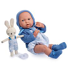 JC Toys La Newborn ROYAL Collection 15in Real Boy Baby Doll - Blue Set