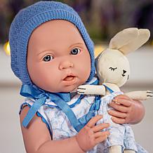 JC Toys La Newborn ROYAL Collection 15in Real Boy Baby Doll - Blue Set
